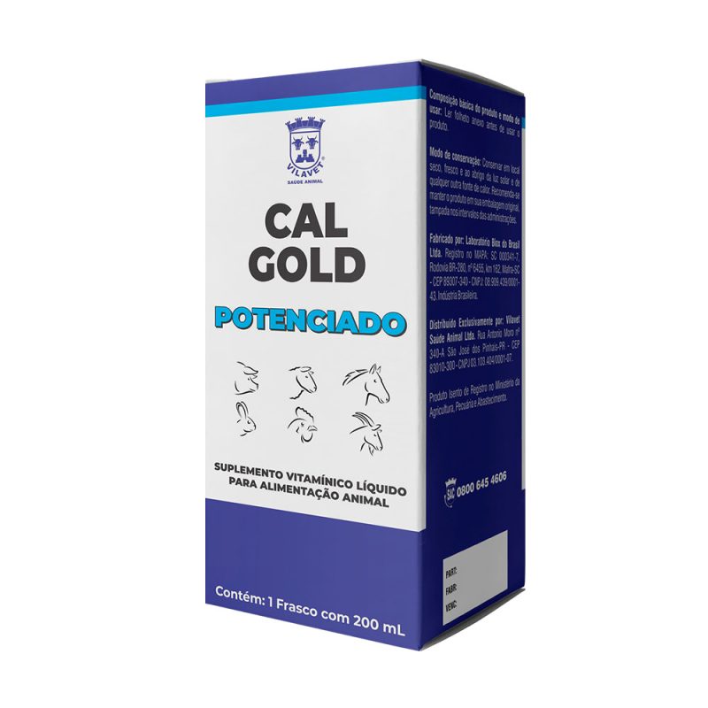CALGOLD® POTENCIADO - Vilavet Saúde Animal